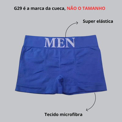 Kit 6 Cuecas Boxer Masculinas Sem Costura