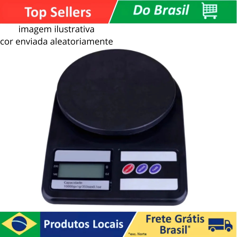 Balança De Cozinha  Alta Precisão Digital 10kg