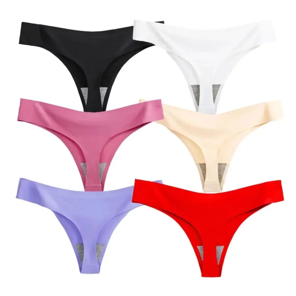 Kit tanga fio dental, lingerie sem costura, calcinha fio dental confortável