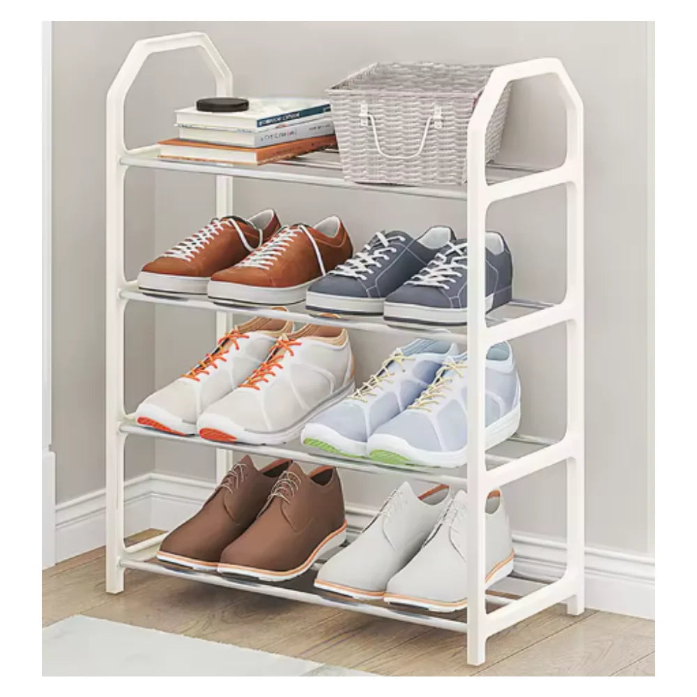 Sapateira Organizadora Desmontável Com Prateleiras Para Sapatos E Tênis 4 Andares E 8 Pares