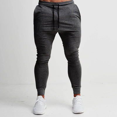 Calça de corrida slim masculina, calça de moletom esportiva afunilada para corrida, exercícios, academia e treino