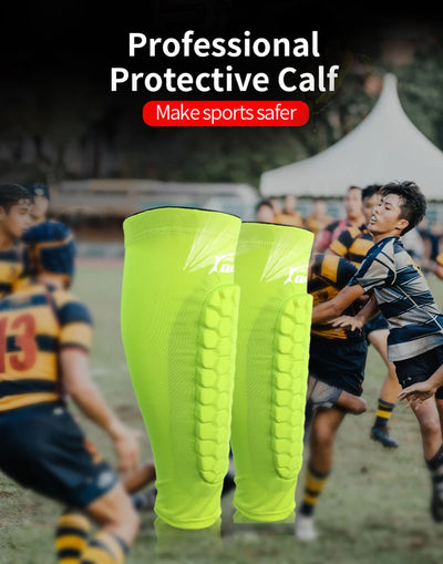 (XS-XL) 1 par de caneleiras de futebol para adultos e crianças, protetor de panturrilhas à prova de impacto, mangas de perna para treinamento de adolescentes