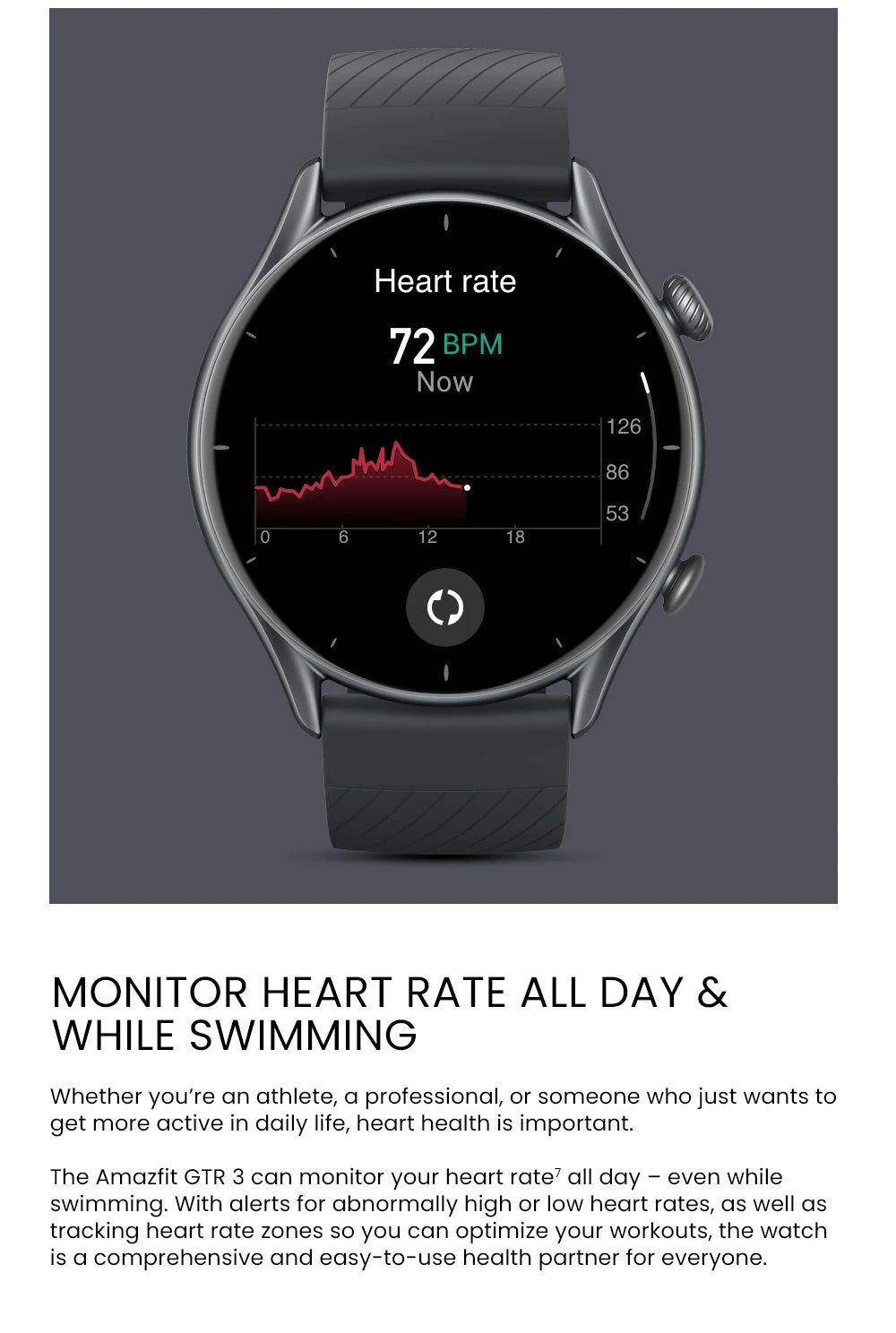 Versão global Amazfit GTR 3 GTR3 GTR-3 Smartwatch 46mm Zepp OS Alexa GPS integrado Relógio inteligente Mais de 150 modos esportivos