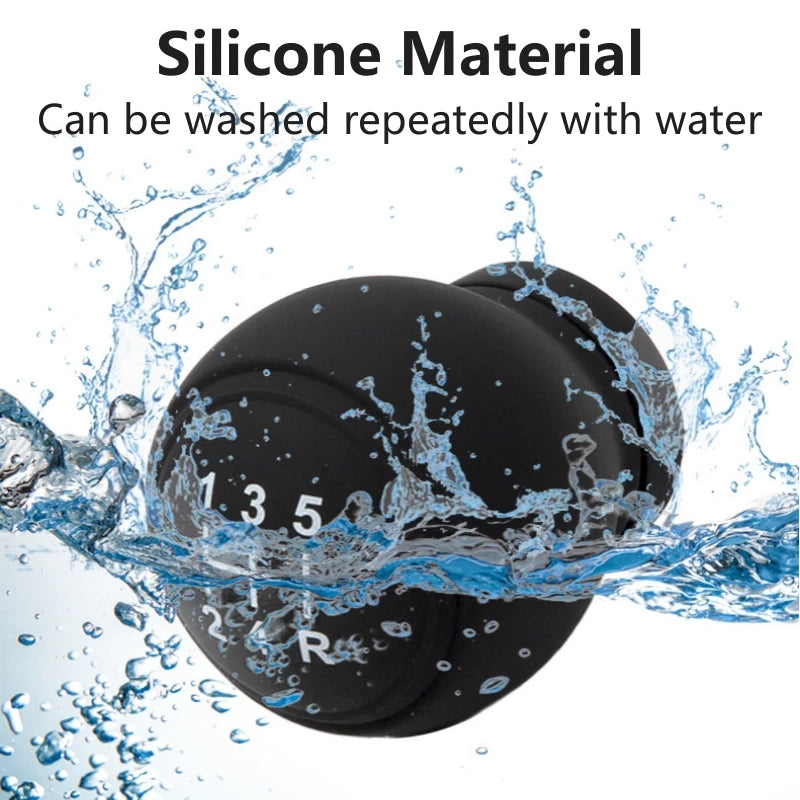 Capa de silicone para alavanca de câmbio, protetor de haste de câmbio, à prova de poeira, à prova d'água, antiderrapante, universal