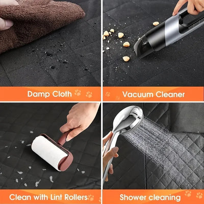 Capa ideal para assento de carro. Atualize os assentos do seu carro com esta capa de rede para cães à prova d'água e resistente a arranhões!