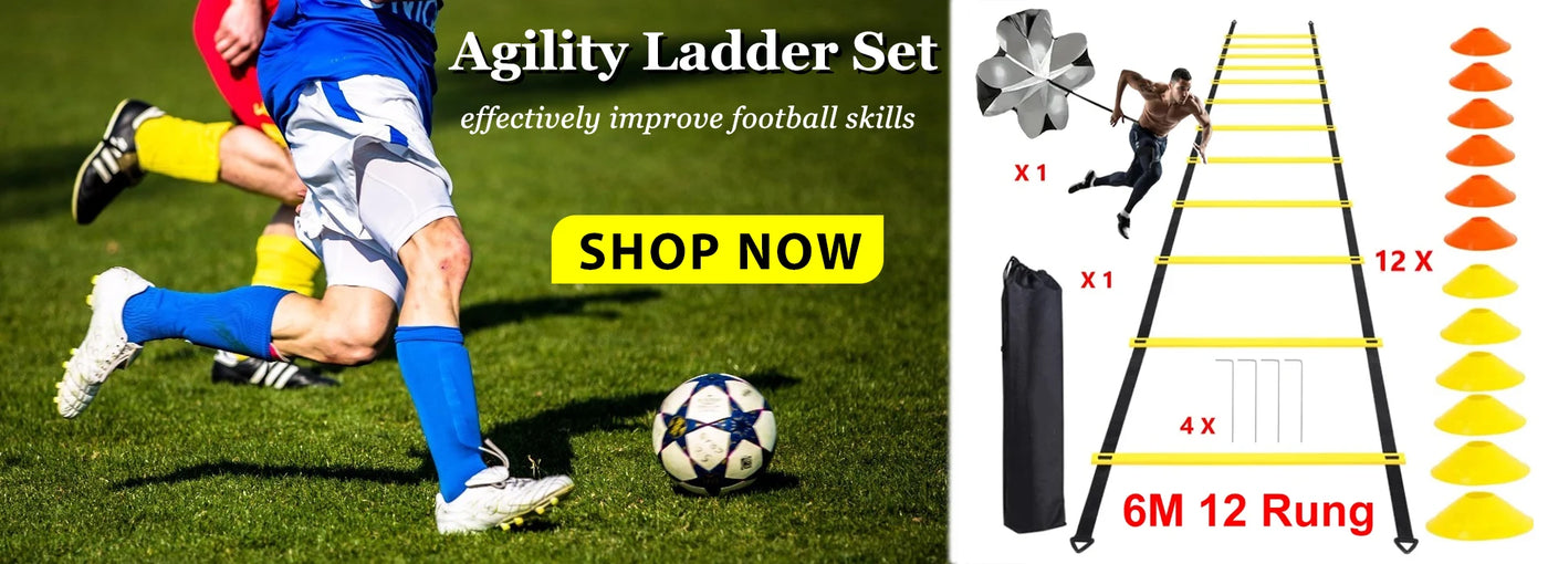 Escada de agilidade com tiras de nylon para futebol, futebol, equipamento de treinamento de velocidade, fitness esportivo, corrida, aquecimento, ferramenta de escada de treinamento