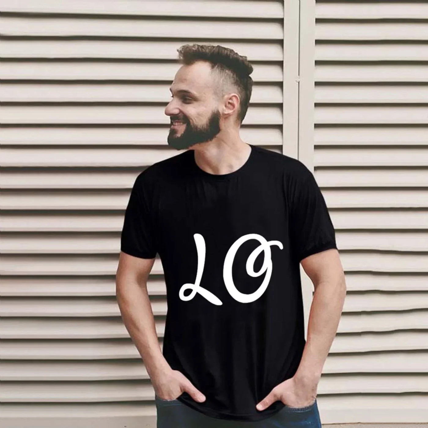 Camiseta Love Letter Combine, camiseta para casal, patchwork de coração, gola redonda, manga curta, Valentine's Day Gift For Partner