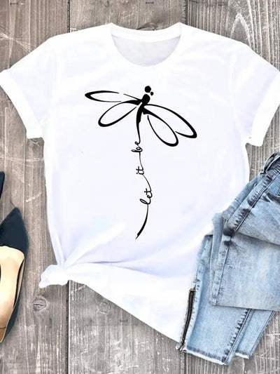 Roupas de verão leopardo amor coração doce moda feminina camisetas casuais manga curta regular camiseta feminina gráfica roupas