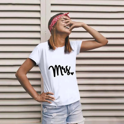 Camiseta Love Letter Combine, camiseta para casal, patchwork de coração, gola redonda, manga curta, Valentine's Day Gift For Partner