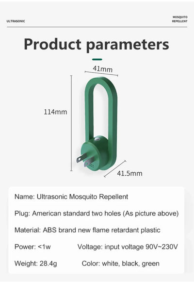Repelente ultrassônico de mosquitos, luz noturna LED, mata insetos, lâmpada noturna elétrica para ambientes internos e externos, armadilha para moscas, captura de insetos, mata insetos