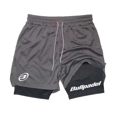 Novos shorts esportivos masculinos de padel, shorts de tênis respiráveis de verão, calças de badminton de secagem rápida, roupas esportivas para corrida ao ar livre