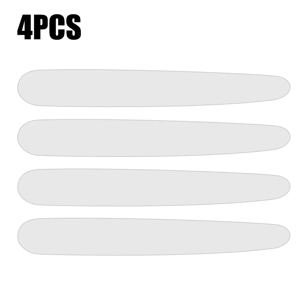 Adesivos protetores anti-riscos para maçanetas de portas de carro universais, película protetora transparente e invisível para pintura de pulso, decalques