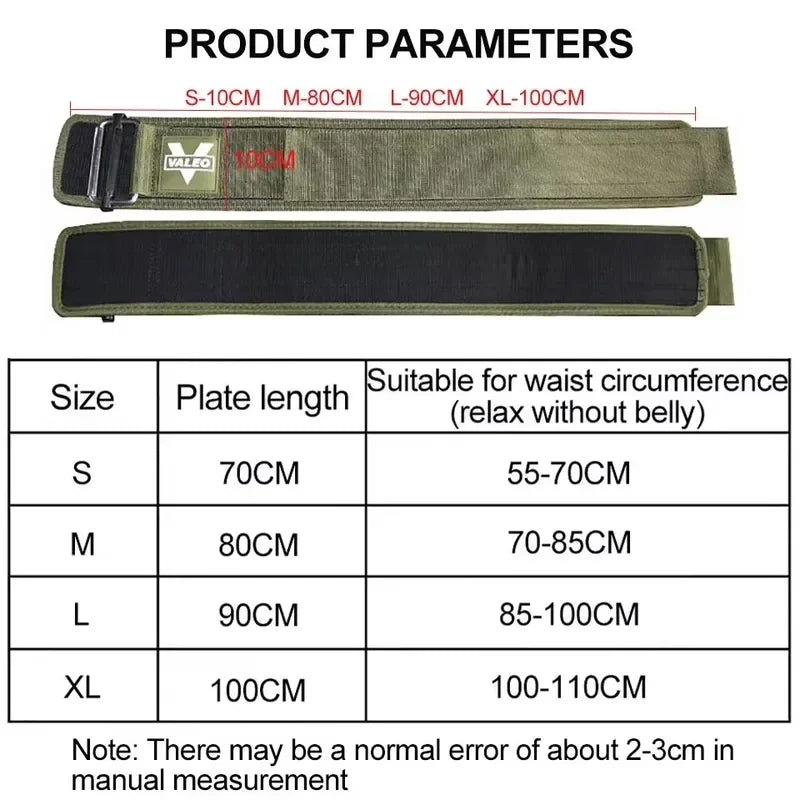 GOBYGO 1 Pç Cinto de Levantamento de Peso Fitness Agachamento Pull-Up Academia Levantamento de Força Suporte Lombar Ajustável Fivela de Metal Treinamento Cruzado