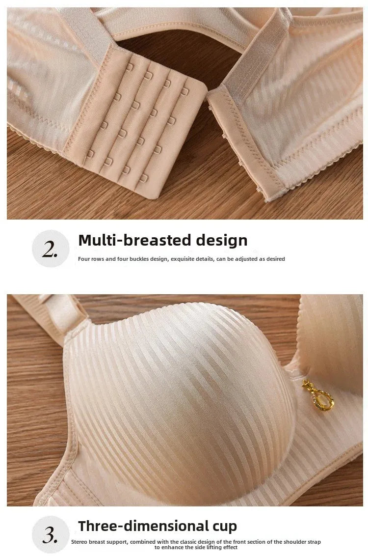 Sutiã push-up sem costura, oferta especial de 2024, sem argola de aço - lingerie acolchoada espessada de 8 cm, alças ajustáveis, sutiã sexy e confortável