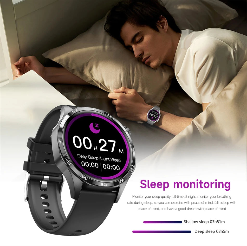 Para Huawei GT5 PRO Smart Watch Men Watch 4 Pro versão atualizada Tela AMOLED HD Bluetooth Chamada GPS NFC Frequência cardíaca SmartWatches