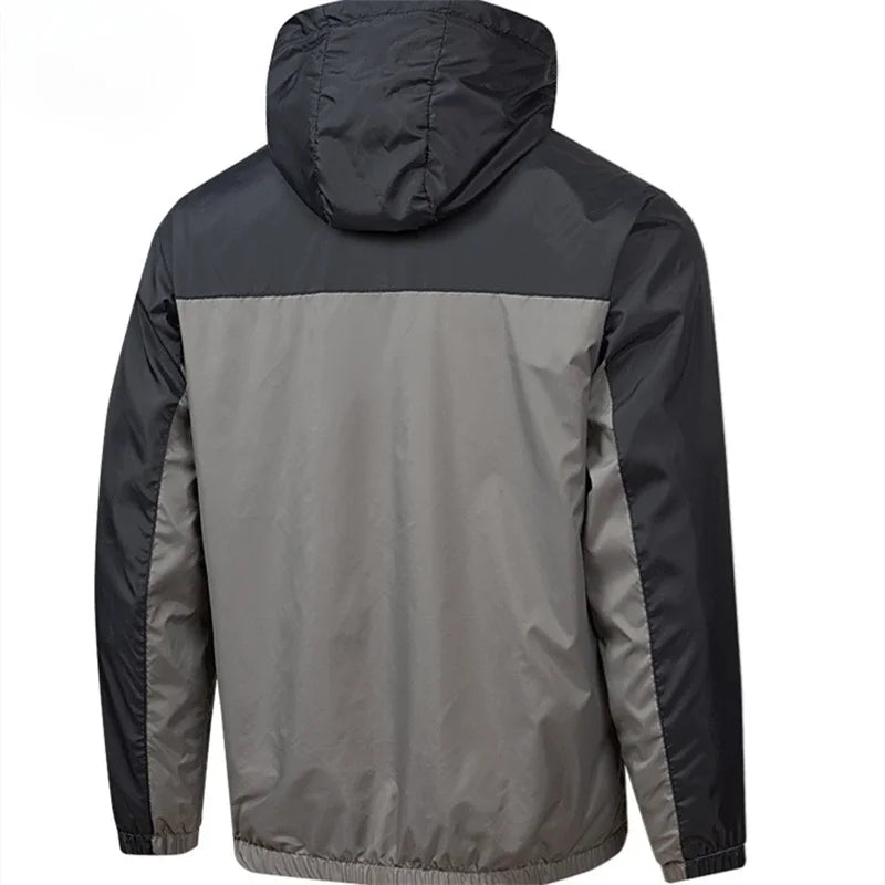 Jaquetas Nike Masculinas Antirrugas À Prova de Vento e Água, Tecido de Superfície Impermeável Confortável, Casaco Esportivo
