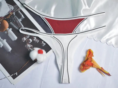 Calcinha feminina de algodão, fio dental sexy, sem costura, invisível, cintura baixa, confortável, cor sólida, fio dental