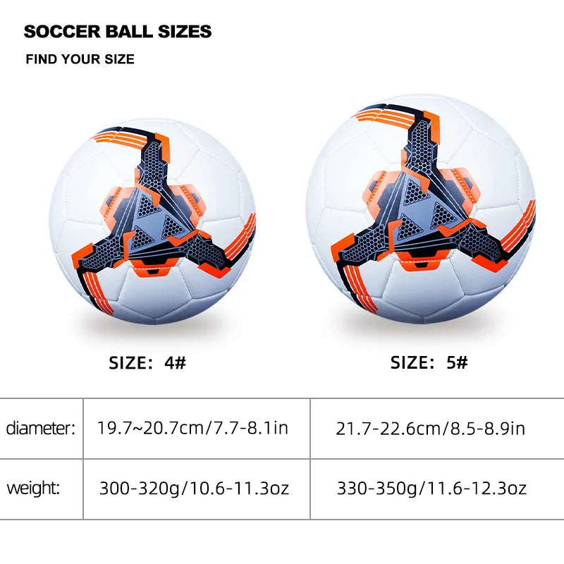 1 bola de futebol, futebol macio e resistente ao desgaste para treinamento e competição, tamanho 4,5