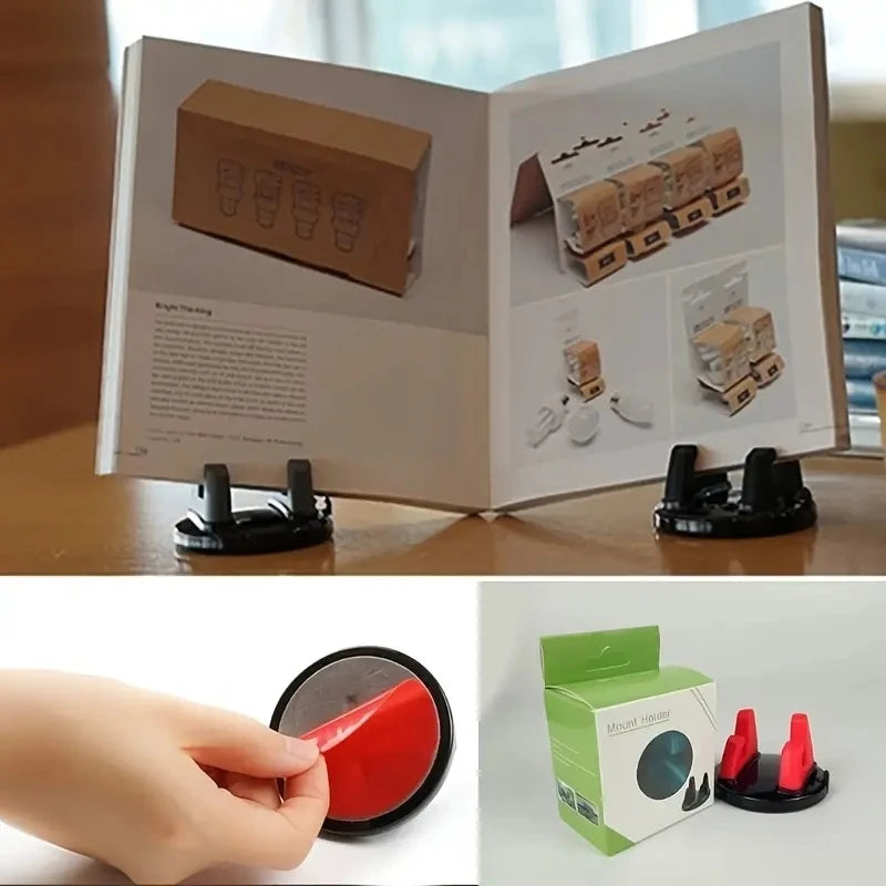 Suporte de celular giratório 360° para carro, suporte antiderrapante para navegação GPS, suporte para carro universal para todos os telefones