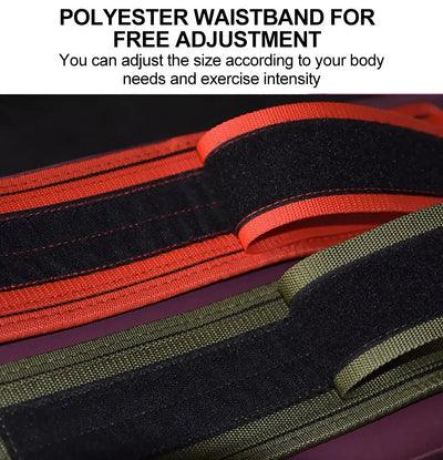 GOBYGO 1 Pç Cinto de Levantamento de Peso Fitness Agachamento Pull-Up Academia Levantamento de Força Suporte Lombar Ajustável Fivela de Metal Treinamento Cruzado