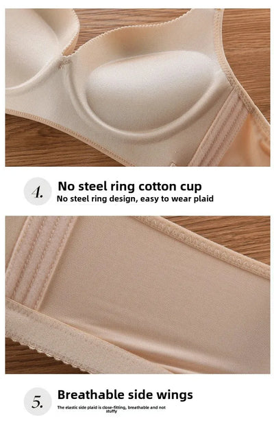 Sutiã push-up sem costura, oferta especial de 2024, sem argola de aço - lingerie acolchoada espessada de 8 cm, alças ajustáveis, sutiã sexy e confortável