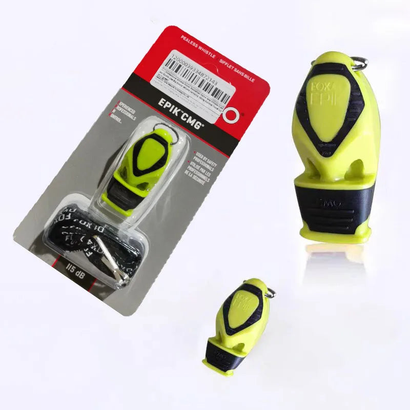 Apito profissional de futebol e basquete, apito de árbitro para esportes ao ar livre, como apito de som grande, apito de acampamento e caminhadang Survival Tool
