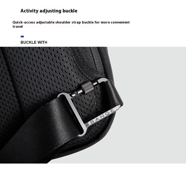 Bange nova bolsa de peito impermeável da moda Oxford bolsa crossbody modelos masculinos bolsa de peito masculina bolsa de ombro de lazer grande capacidade