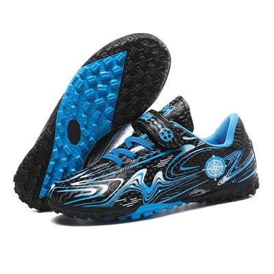 Marca de chuteiras infantis de futebol, chuteiras profissionais FG/TF para meninos e meninas, chuteiras de grama para futebol, calçados de treinamento de futsal ao ar livre