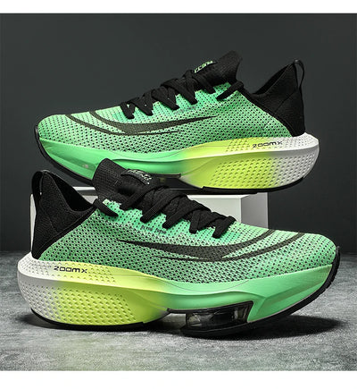 Tênis de corrida Air Cushion Especial Maratona Masculino Esportivo Respirável Leve Feminino Confortável Atlético Antiderrapante Tênis