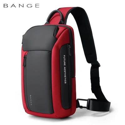 Bange nova bolsa de peito impermeável da moda Oxford bolsa crossbody modelos masculinos bolsa de peito masculina bolsa de ombro de lazer grande capacidade