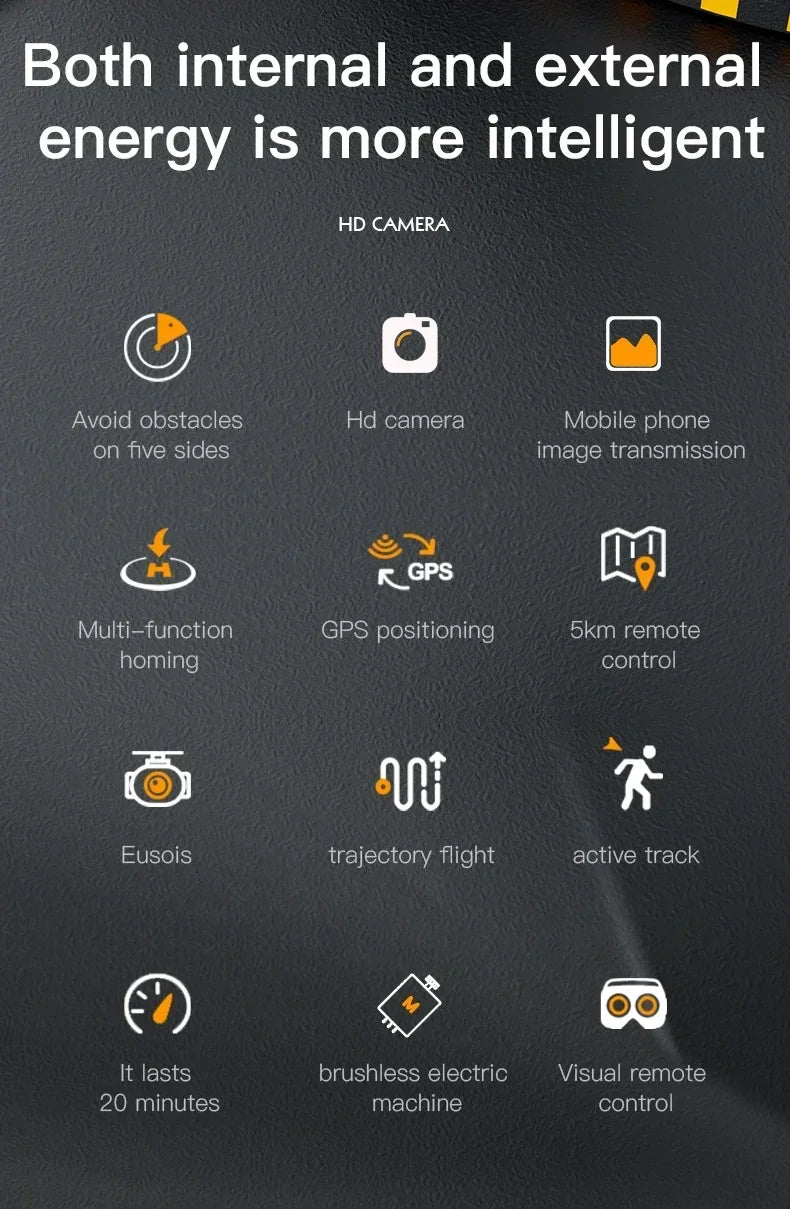 Drone Xiaomi MIJIA P11 Max 8K HD 5G GPS Fotografia Aérea Profissional Câmera Dupla Evita Obstáculos Quadrotor Sem Escovas 10000M