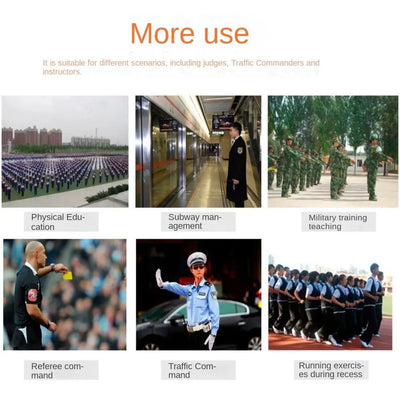 Apito de metal alto profissional com corda esportiva apito resistente ao desgaste apitos portáteis de aço inoxidável para árbitro