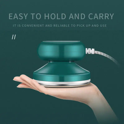 Máquina de passar roupa portátil JIQI, base de cerâmica e titânio, para uso doméstico e viagens