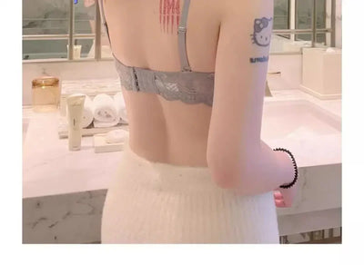 MOYISU Sutiã de renda romântica francesa confortável, respirável, sexy e fino, coleção Pure Desire Girls, roupa íntima super bonita