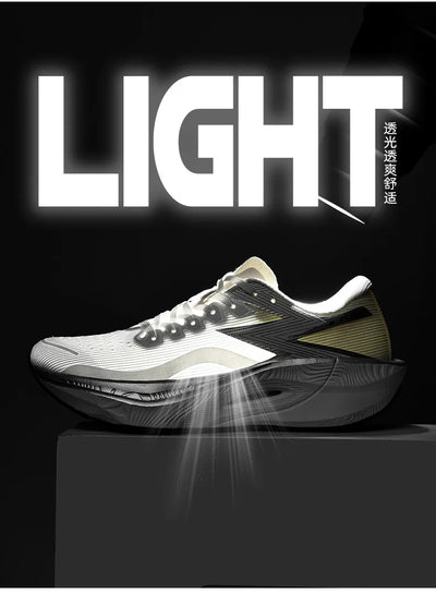 Tênis de corrida esportivos masculinos com almofada de ar de carbono para maratona, respirável, leve e feminino, tênis esportivos confortáveis e antiderrapantes