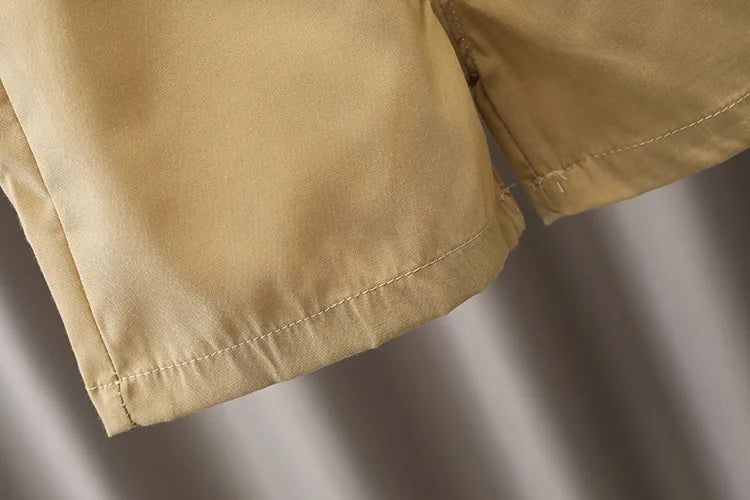 Roupas infantis mãe Roupas infantis Conjuntos infantis Meninos Camiseta Shorts Verão Algodão Manga curta moda Terno 2PCS