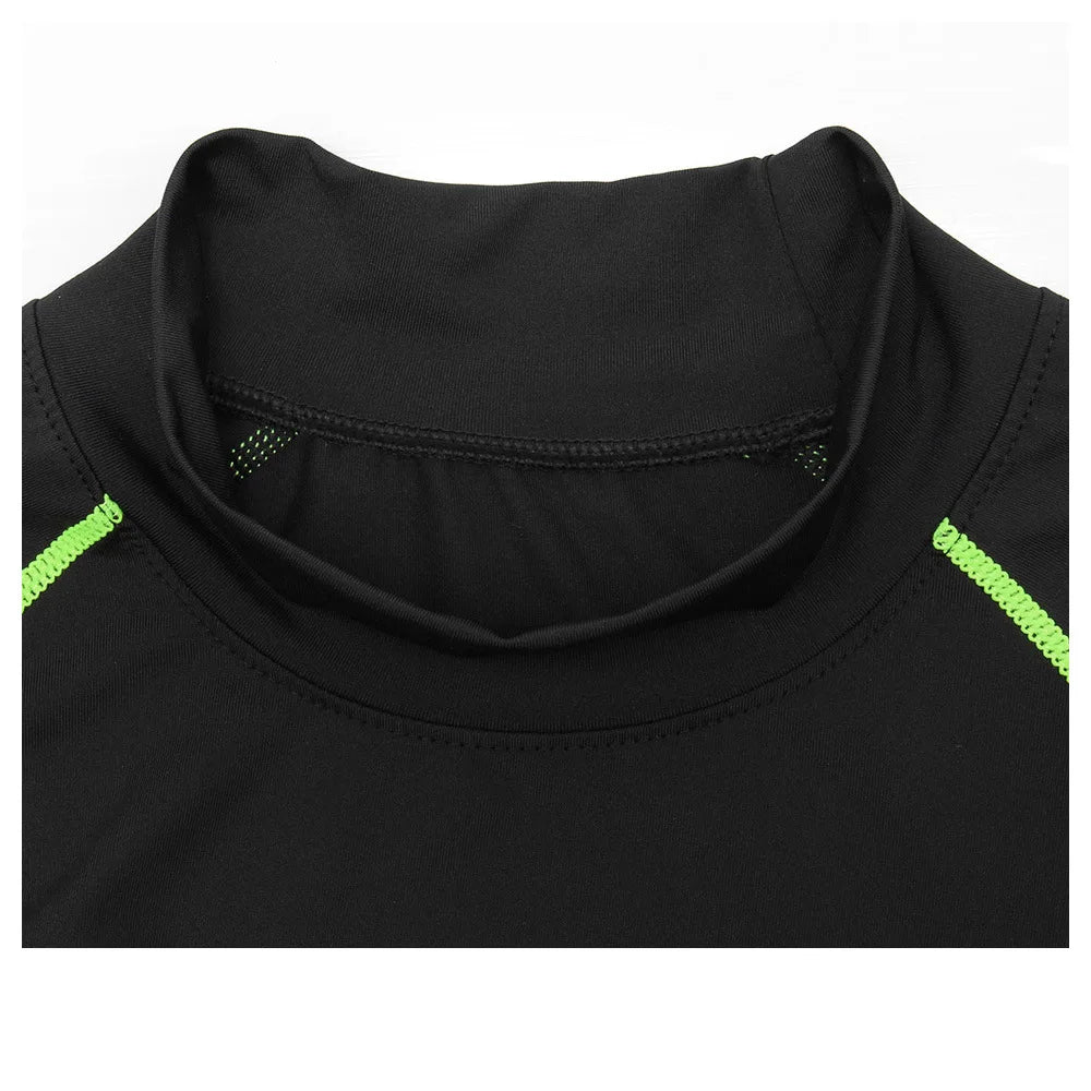 Camiseta esportiva masculina de secagem rápida, camiseta de musculação e corrida, camiseta de compressão de manga comprida, camiseta de ginástica masculina fitnesss Tight Rashgard
