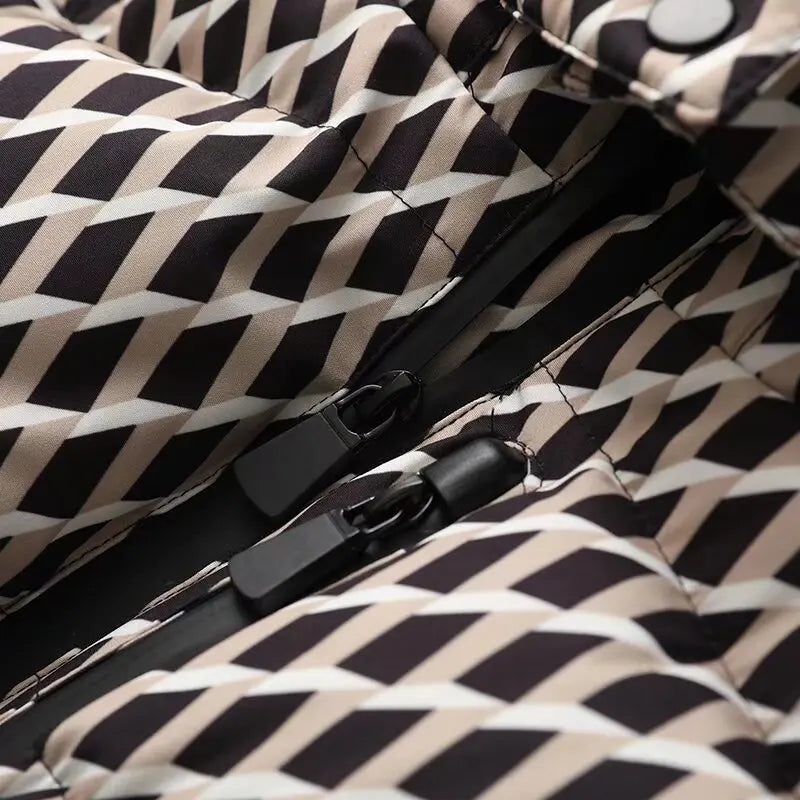 Casacos femininos de inverno com capuz, cintura alta, acolchoados, esportivos, parkas, com cinto, elegantes, grossos, quentes, à prova de vento, jaquetas de esqui