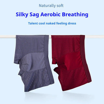 4 peças Banboo Fibra Cueca Masculina Boxer Masculino Calcinha Sólida Shorts Cuecas Masculinas Respirável Íntimo Boxers Masculinos 4 peças