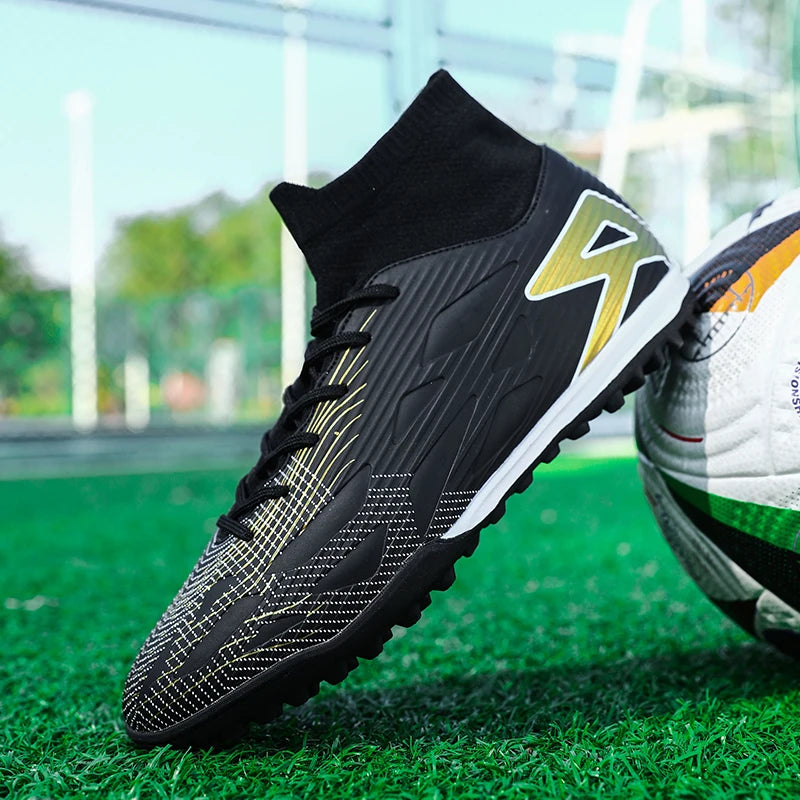 Chuteira de futebol original masculina Society, leve, TF/FG, para quadra de futsal, 2025, nova chuteira de futebol de cinco jogadores para adolescentes