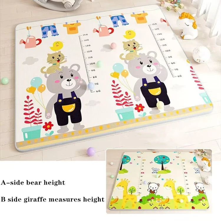 Tapete de brincar para bebês engatinhando 200x180cm/180x150cm, não tóxico, de alta qualidade, EPE, para atividades de ginástica, tapete de segurança para bebês