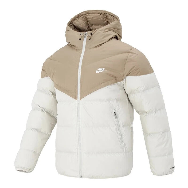 Jaqueta masculina com capuz e roupa esportiva original Nike AS M NL TF Filled Puffer JKT