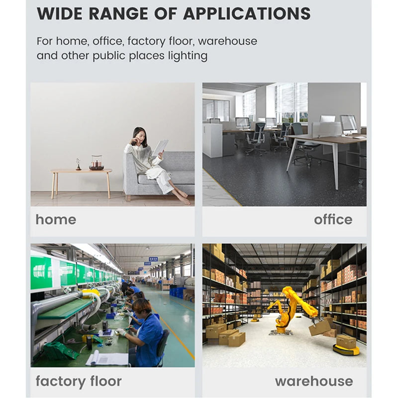 Lâmpada LED dobrável E27 de 28 W com ventilador AC220 V/110 V, 40 lâmpadas de deformação para iluminação de teto residencial, armazém e garagem, luz branca, lâmpada 6500 K