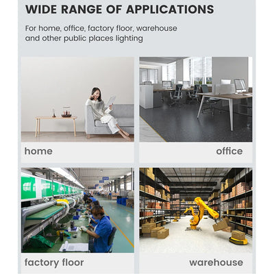 Lâmpada LED dobrável E27 de 28 W com ventilador AC220 V/110 V, 40 lâmpadas de deformação para iluminação de teto residencial, armazém e garagem, luz branca, lâmpada 6500 K