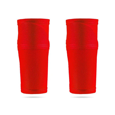 1 par de meias de nylon para futebol, caneleira protetora à prova de impacto para panturrilhas, mangas para pernas, meias com bolso para proteção de treino