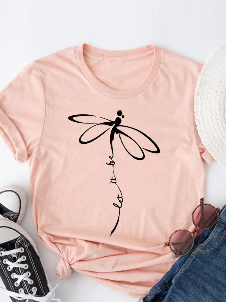 Roupas de verão leopardo amor coração doce moda feminina camisetas casuais manga curta regular camiseta feminina gráfica roupas