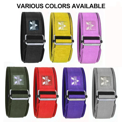 GOBYGO 1 Pç Cinto de Levantamento de Peso Fitness Agachamento Pull-Up Academia Levantamento de Força Suporte Lombar Ajustável Fivela de Metal Treinamento Cruzado