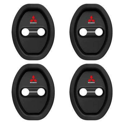 Capa protetora para trava de porta de carro, capa protetora para Mitsubishi Outlander Lancer 10 9 ASX RALLIART Eclipse L200 Pajero