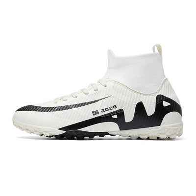 Novas chuteiras masculinas de futebol, chuteiras de futebol rápido, chuteiras de campo de futebol profissional, tênis originais para meninos de futsal TF/FG