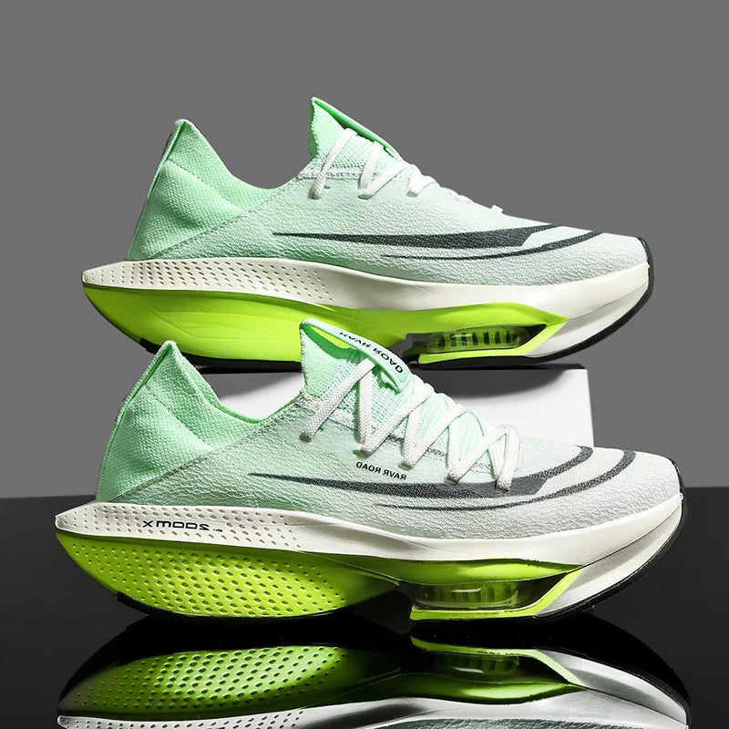 Tênis de corrida Air Cushion Especial Maratona Masculino Esportivo Respirável Leve Feminino Confortável Atlético Antiderrapante Tênis